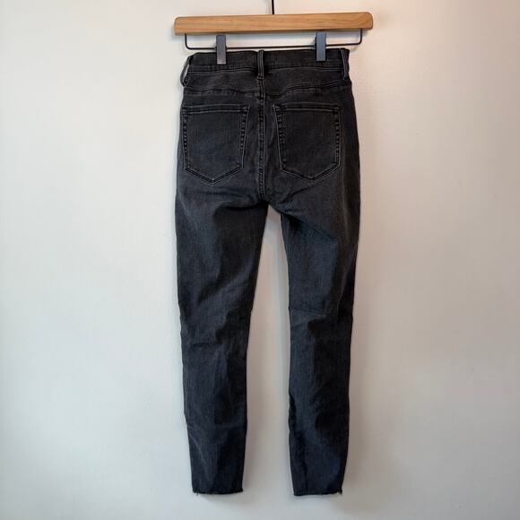 Pacsun High Rise Jegging Distressed Skinny Jeans Black Women's Size 23 - Picture 6 of 7